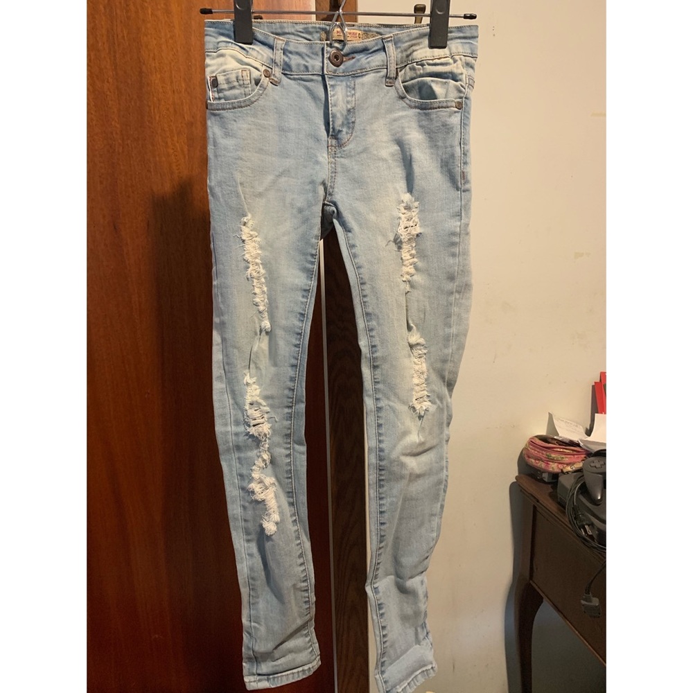 Skinny Light Wash Jeans Size 0
